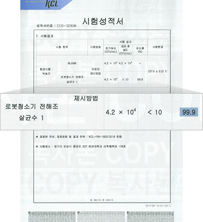 녹농균 테스트 이미지