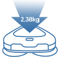 2.38kg의 힘으로 다운 프레스 흡착 기술